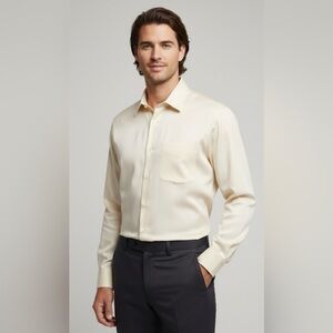 Cagliari Collezione - Mens Italian Long Sleeve Dress Shirt